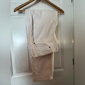 White old navy jeans (small rips) size 8